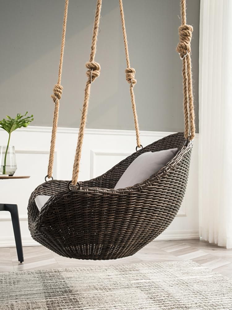 Balcony Hanging Family Hanging Basket Rattan Indoor Rocking Chair
