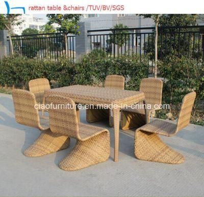 Synthetic Rattan Garden Table and Chairs