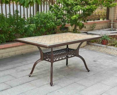 Aluminum Cast Table for Outdoor Decoration Garden