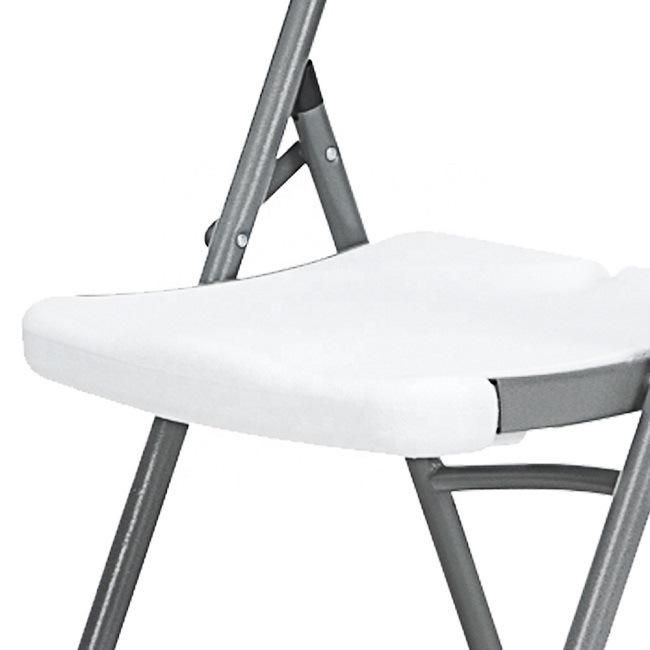Conference Office Outdoor Sillas Plegables White Plastic Folding Chair