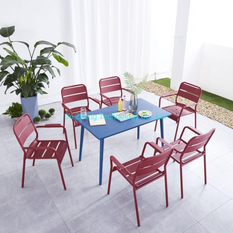 Colorful Waterproof Fire Resistance Indoor Outdoor Restaurant Cafe Bistro Table