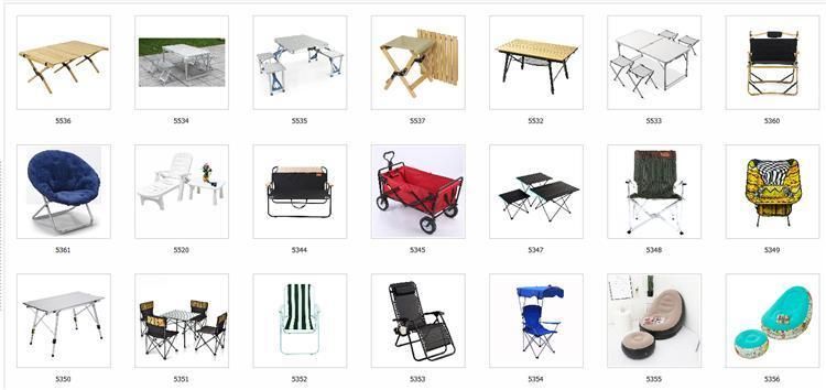 Portable Outdoor Beach Foldable Wood Armrest Folding Luxury Camping Chair
