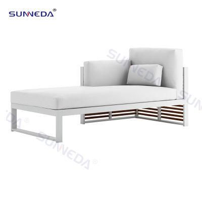 Modern Simple Style Aluminum Sofa Set Outdoor Leisure Sunlounge