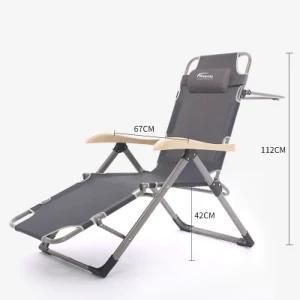 Portable Cheap Folding Lounger Chairwith Cup Holder