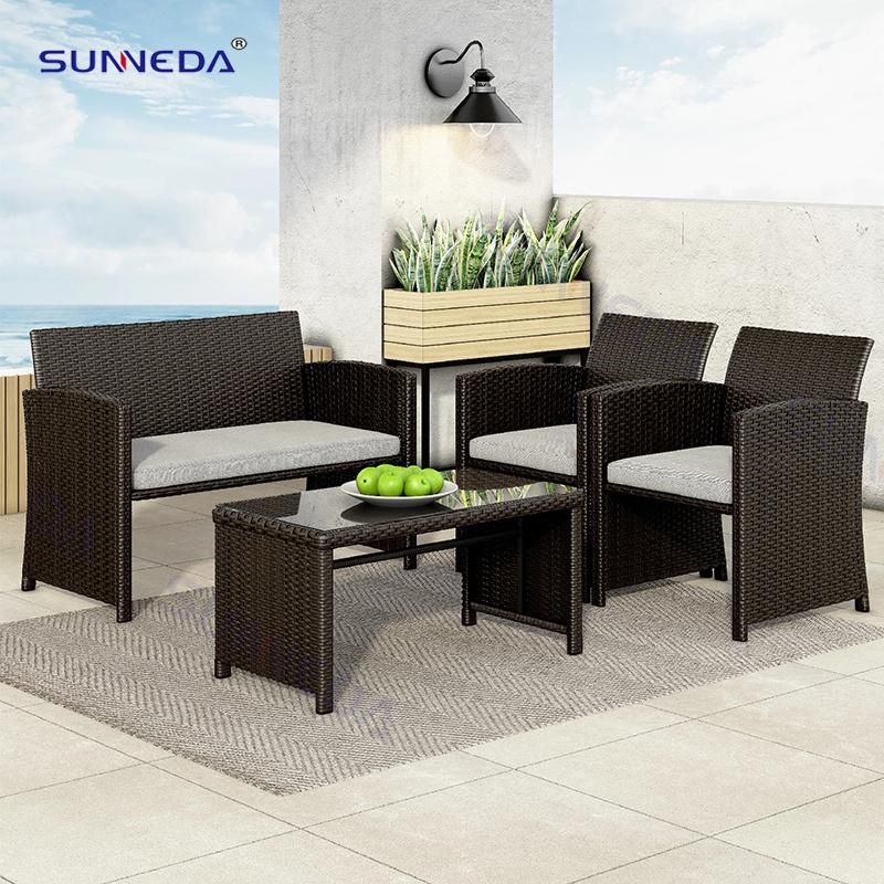 Wholesale Rattan Sofa Garden Outdoor Furniture