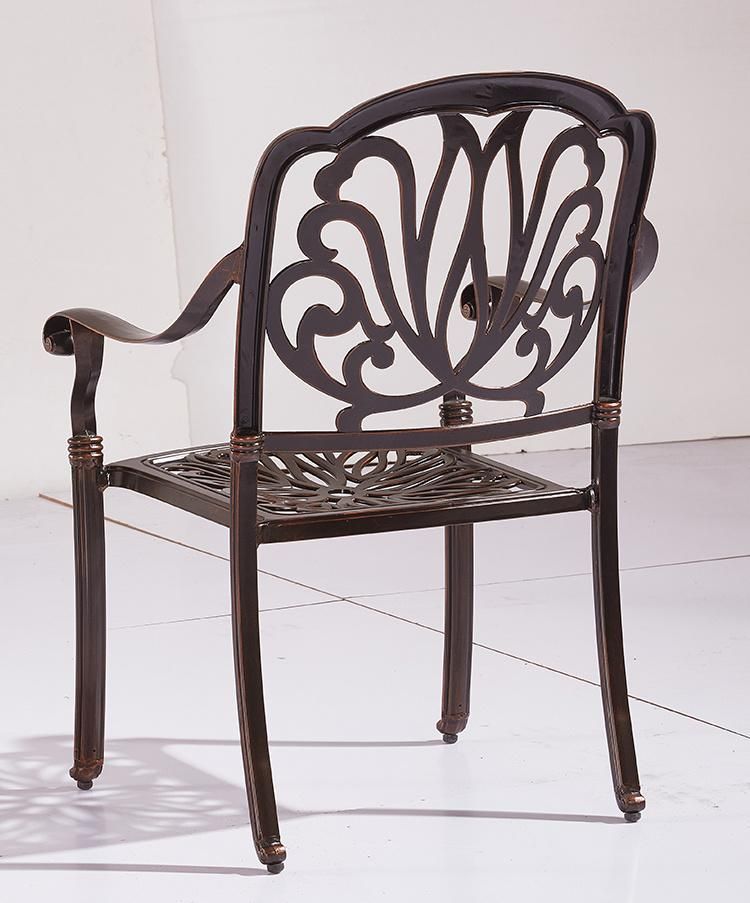 Classic Style Patio Chair Commercial Aluminium Covers Waterproof