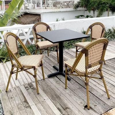 Wholesale Factory Supply Outdoor Outdoor Rattan Chair Used for Coffee Shop Restaurant