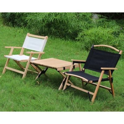 Rust Resistant Outdoor Use Furniture Solid Wood Camping Dining Portable Folding Chair