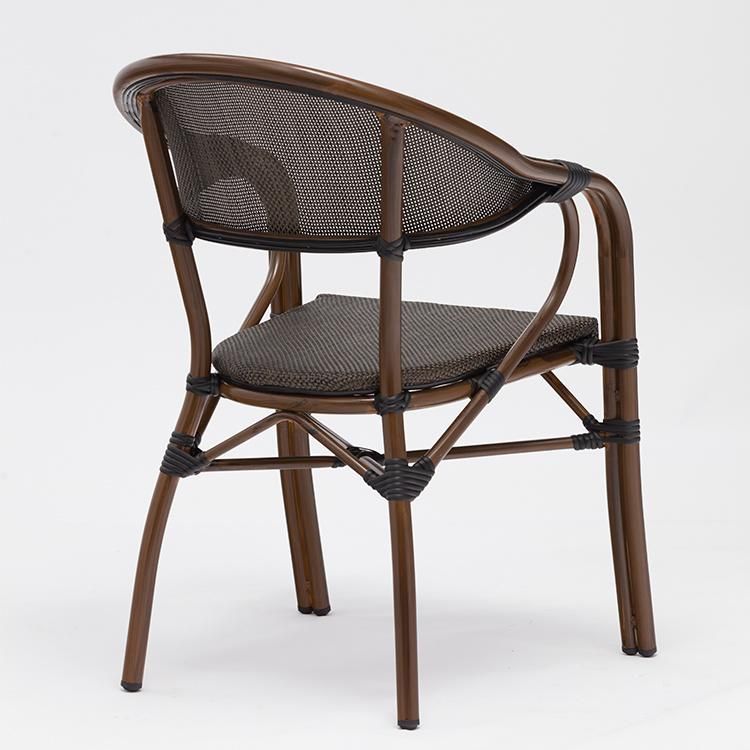 Factory Promotion Aluminum Outdoor Patio Chairs with Plastic Mesh