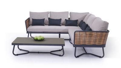 Special Modern Aluminum Outdoor Sofa Set with Cushion (DW-SF1911)