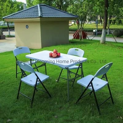 Folding Camping Plastic Picnic Table with Chairs