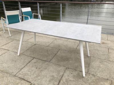 European Hotel OEM Outdoor and Bench Seats Outside Dining Table