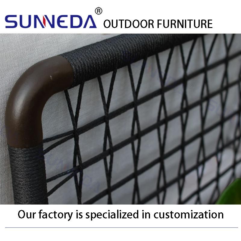 Luxury Artistic Outdoor Patio PE Rattan Leisure Aluminium Comfortable Furniture