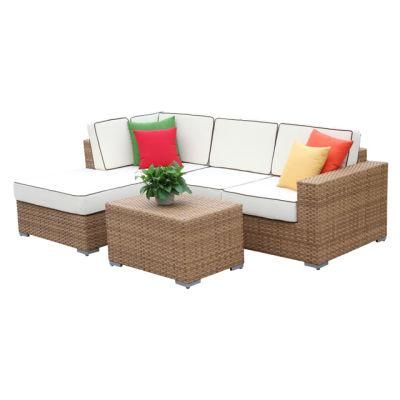 Hot Sell Outdoor Wicker Furniture Garden Sectional Rattan Sofa