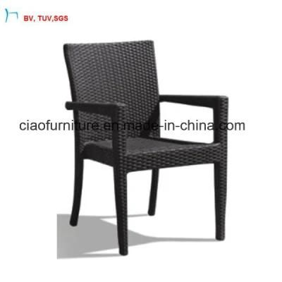 C-High Loading Quantity Outdoor Rattan Stackable Arm Chair