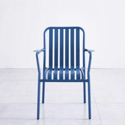 Wholesale Stackable Aluminum Park Garden Public Leisure Chair for Wedding and Event