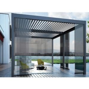 New Arrival Aluminum Louver Roof Outdoor Waterproof Pergola