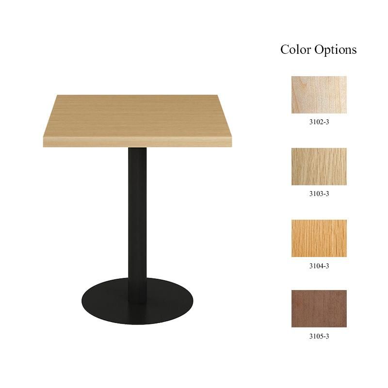 Heat Pressured Wildly Used Fast Food Restaurant Coffee Shop Square Cheap Wood Table Top