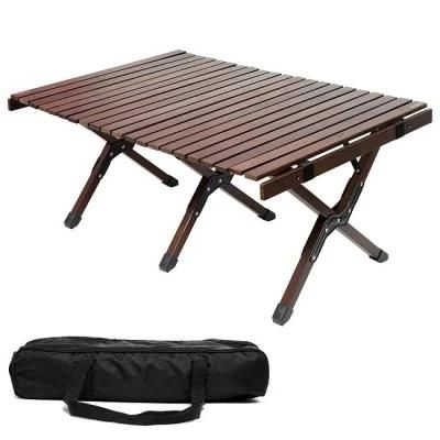 3FT Portable Easy to Store Solid Wood Folding Camping Table