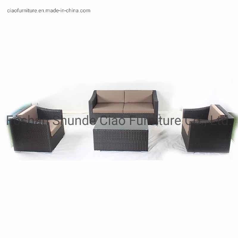Patio Garden Outdoor Furniture Living Sofa Set Wicker Chair Rattan Sofa