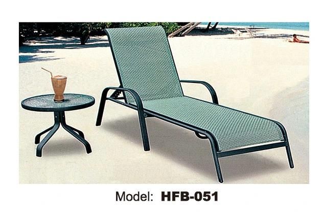 Outdoor Sun Lounge 2 Sets Pool Furniture Wicker Lounges