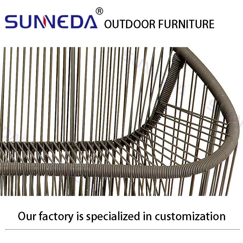 Outdoor Wicker Rattan Modern Furniture Garden Sets with Coffee Table Latest Design