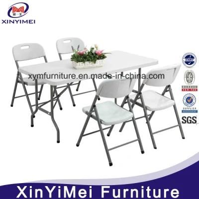 Modern Plastic Folding Furniture Rectangle Table for Outdoor