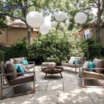 Outdoor Garden Hotel Home Resort Aluminum Frame Sofa&Table Furniture