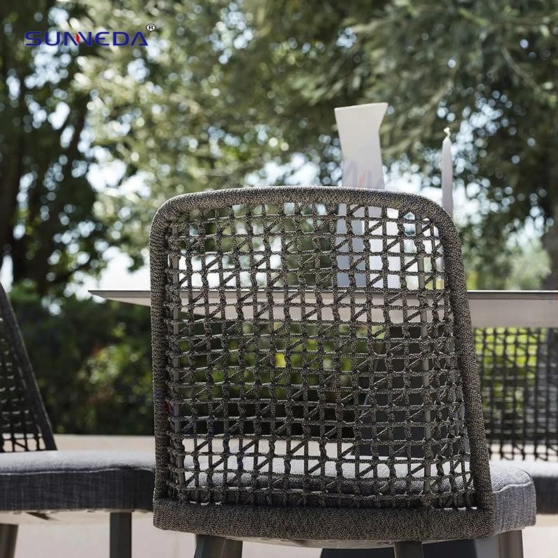 Modern Outdoor Dining Chair Set Leisure Garden Table
