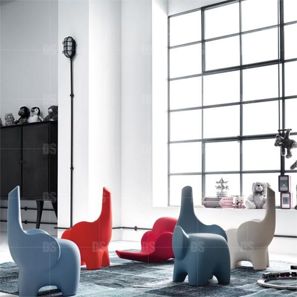 Fiberglass Playground Shopping Mall Beach Decoration Outdoor Cartoon Seat Chair