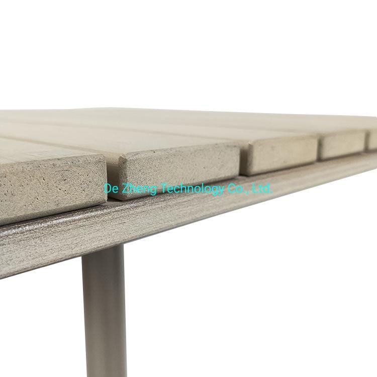 Subway Station Cafe Bar Outdoor Waterproof Restaurant Leisure Aluminum Polywood Table