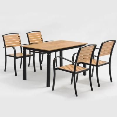 Garden Leisure Poly Wood Furniture Outdoor Set