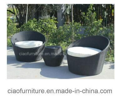 Elegant Garden Furniture Sectional Rattan Coffee Set