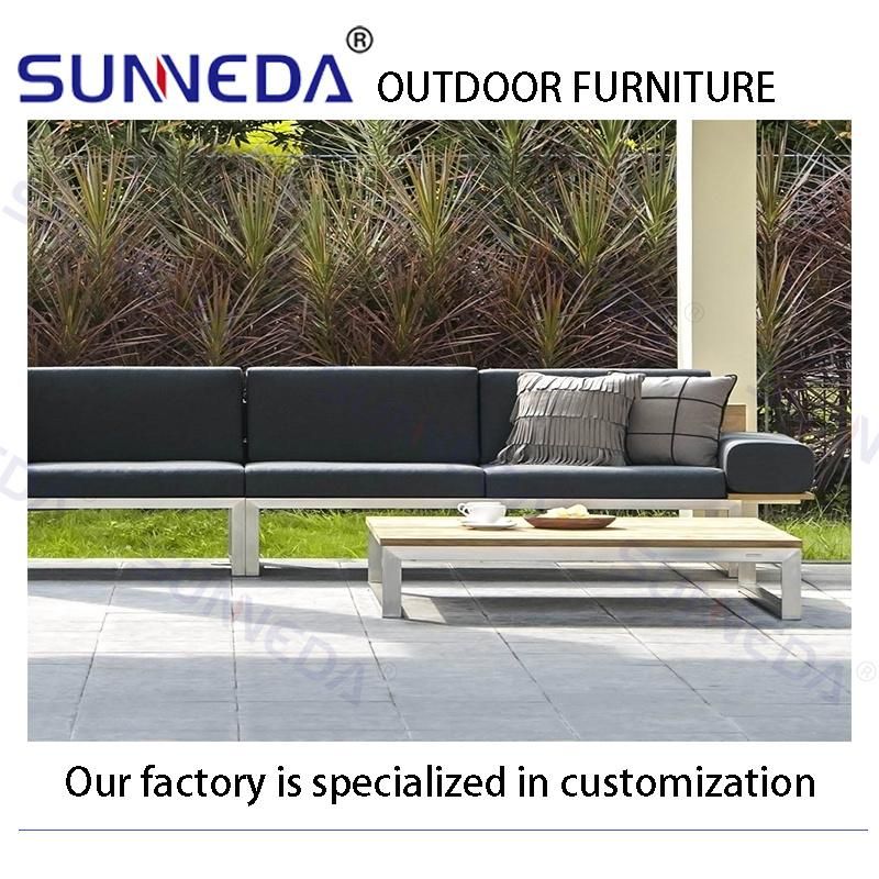 Modern Design Aluminum Outdoor Sofa Aluminum Garden Furniture Sofa