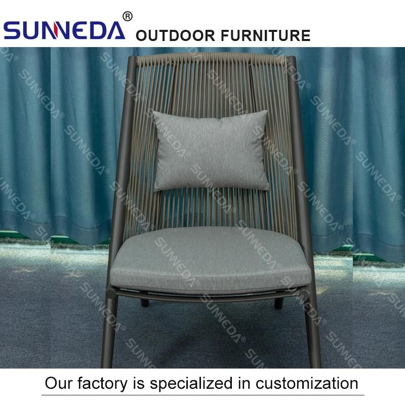 Rattan Chair Sofa Outdoor Living Room Courtyard Balcony Made of Rattan Couch Rattan Woven Outdoor Furniture Combination