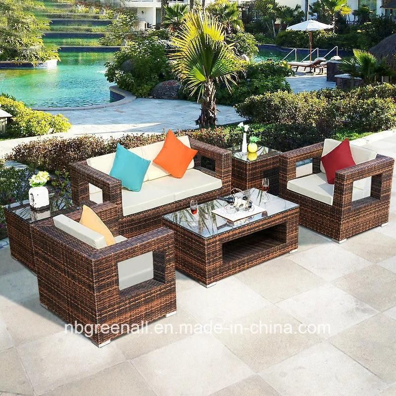 Modern Patio Leisure Hotel Rattan Garden Outdoor Furniture Sofa Set