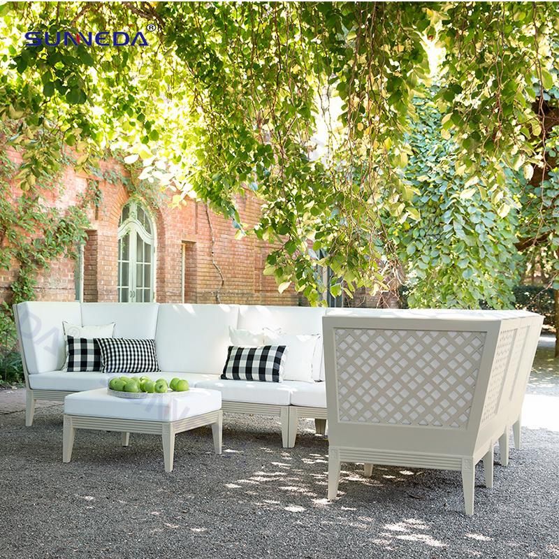 All Weather Best Selling Fashion Rainproof Modern Soft Outdoor Sofa Set