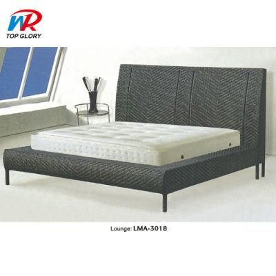 Outdoor Modern Garden Hotel Resort Home Villa Rattan Wicker Furniture Sun Lounger Daybed Sunbed Sofabed