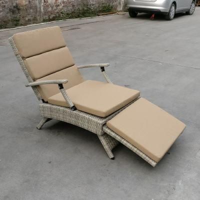 Manufacture with Armrest New Sun Bed Lounger Chairs Aluminum Furniture Folding Chair