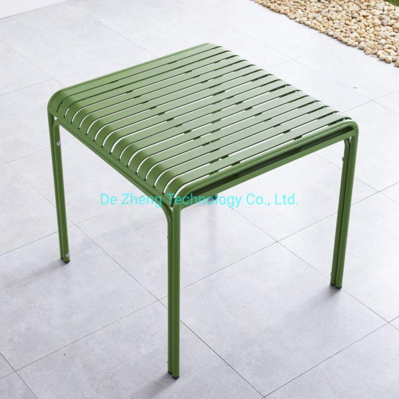 Chinese Factory Supply Wholesale Aluminum Dining Table and Chair Dining Furniture