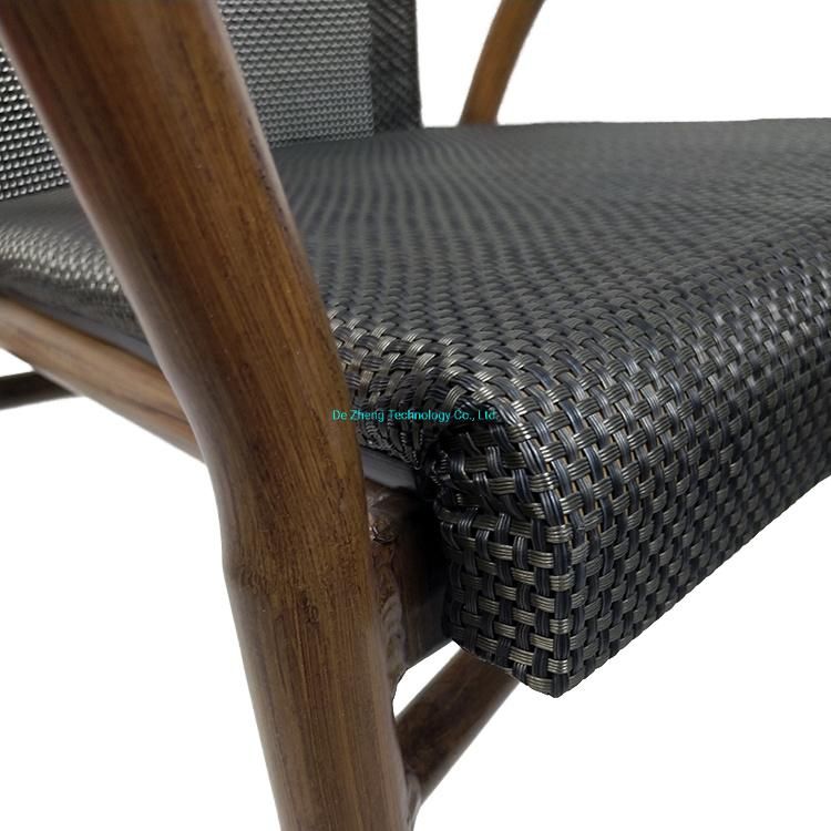 2020 Waterproof Mesh Ventilate Textilene Outdoor Leisure Dining Chair for Restaurant