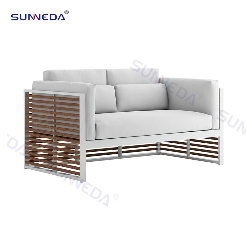 Simple Modern Outdoor Aluminum Sofa Leisure Couch Patio Furniture