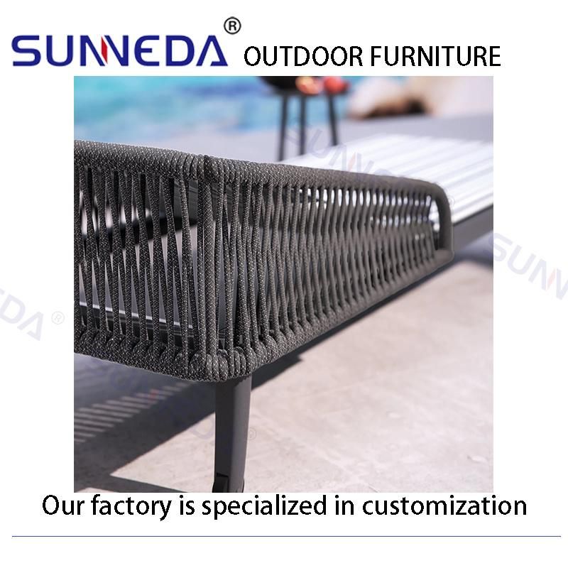 New Design Cushion Hot Selling Backyard Weaving Style Lounger
