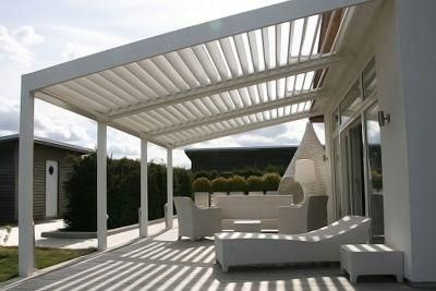PVDF Waterproof Aluminum Bioclimatic Pergola for Hotel