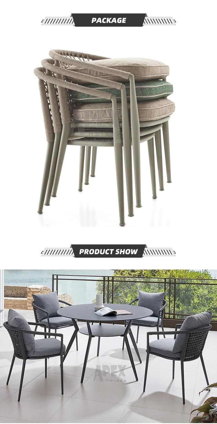 Wholesale Outdoor Patio Aluminum Dining Restaurant Chair