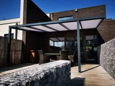 Metal Water Aluminum Bioclimatic Pergola Aluminum Patio Roof Profiles
