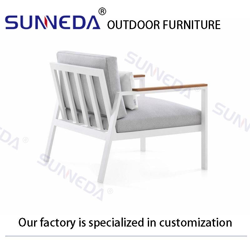 Outdoor Villa Leisure Modern Commercial Chair with Waterproof Cushion