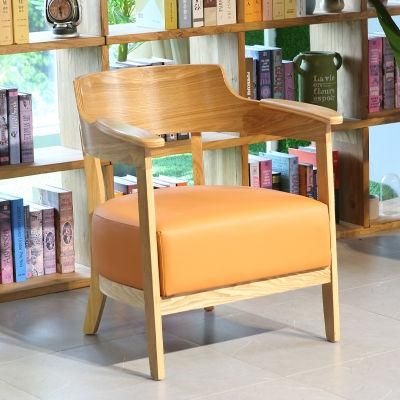 Simple Style Candy Color Comfortable Soft Sofa Chair