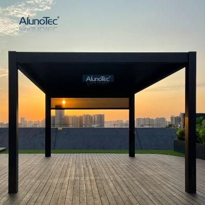 Wind Resistance Aluminum Opening Roof Louver Pergola for Wedding Party