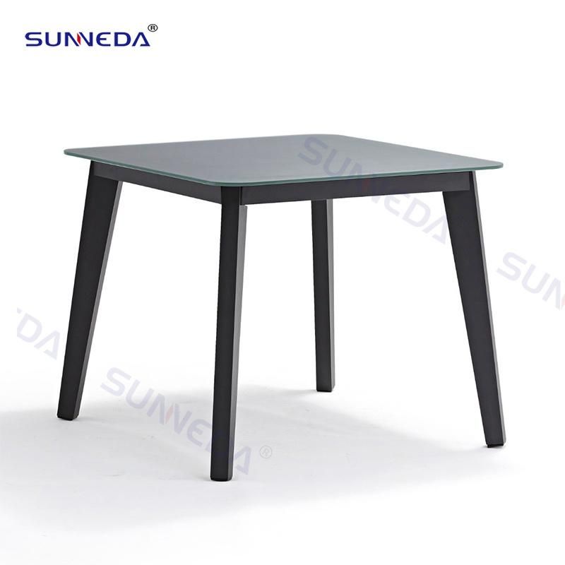 Hotel Aluminum Outdoor Table Garden Patio Dining Table Set